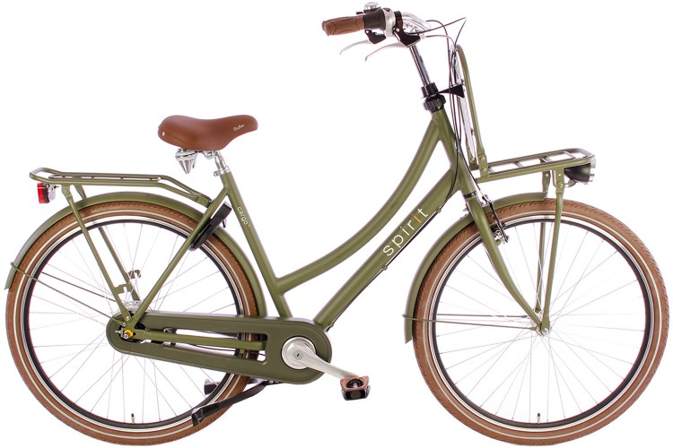 Spirit Cargo Plus N7 Transportfiets Mat-Groen