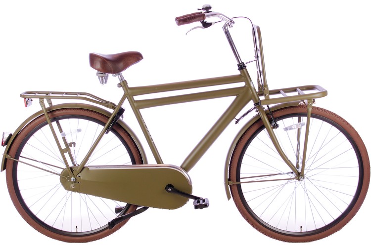 Spirit Cargo Heren Transportfiets Mat-Groen