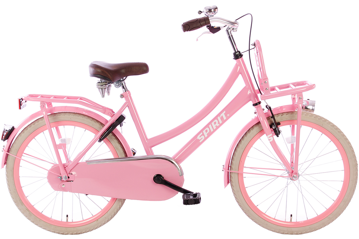 bureau prieel Bestrooi Spirit Cargo Roze Meisjesfiets 22 inch - Meisjesfiets | City-Bikes.nl