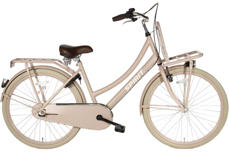 Spirit Cargo N3 Meisjesfiets Zalm-Roze 26 inch