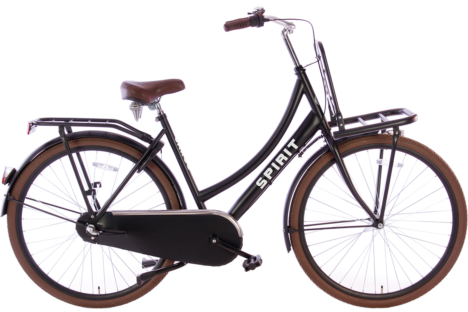 bodem Pardon Verzorgen Spirit Cargo N3 Mat-Zwart Transportfiets | &euro; 285,- | City-Bikes.nl