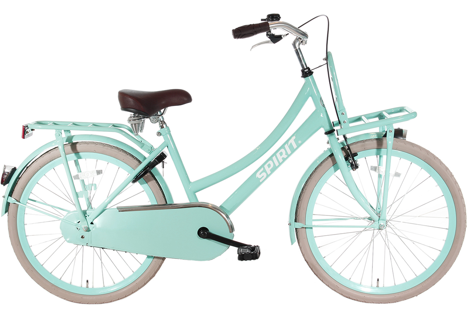 Spirit Meisjesfiets Turquoise 24 inch - Meisjesfiets |