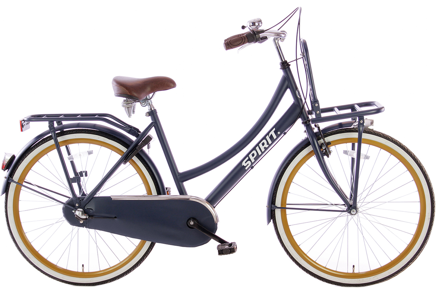 Slepen matras Ladder Spirit Cargo N3 Jeans-Blauw 26 inch - Meisjesfiets | City-Bikes.nl