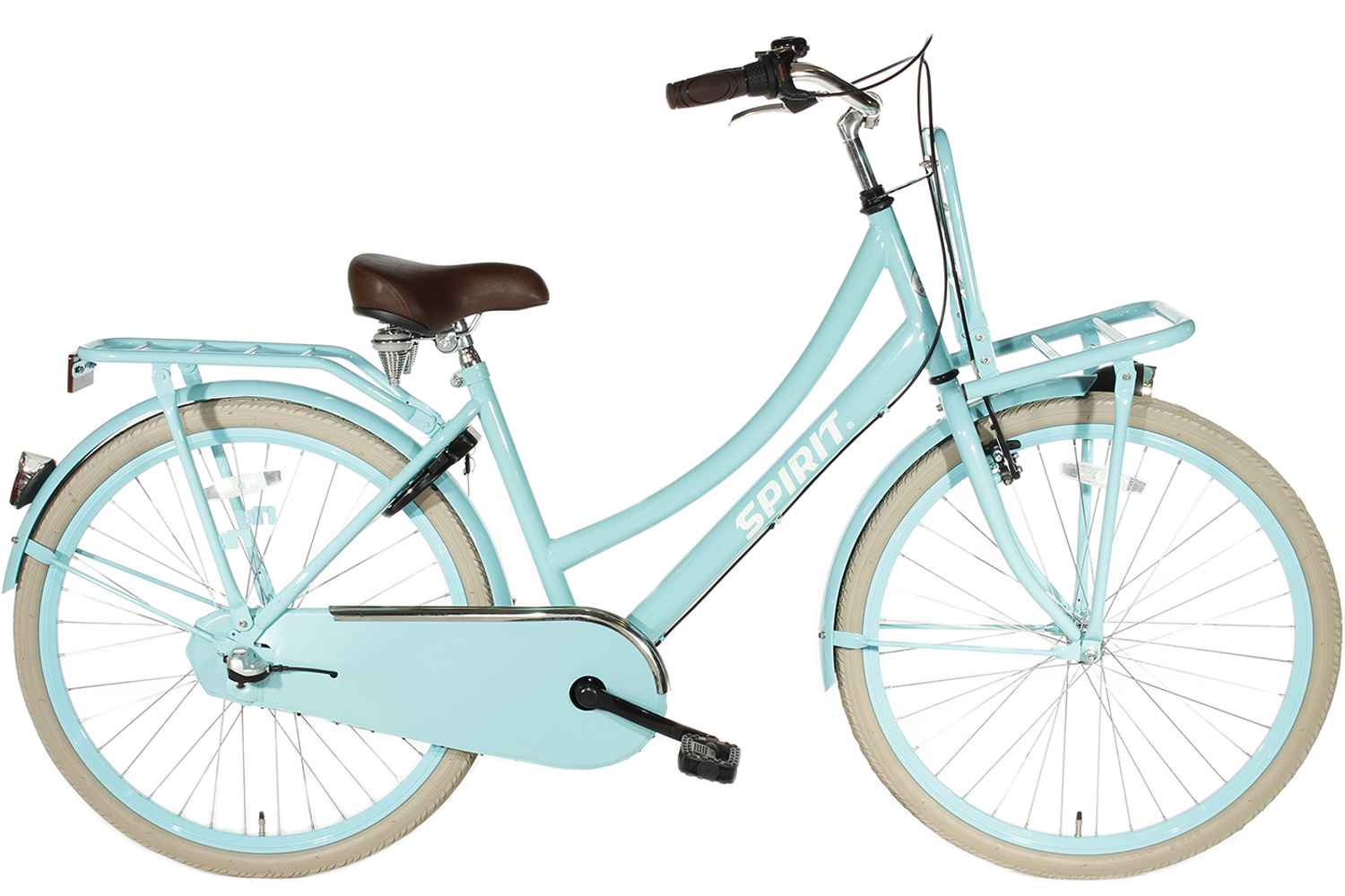 Spirit Cargo N3 Meisjesfiets Turquoise inch - | City-Bikes.nl