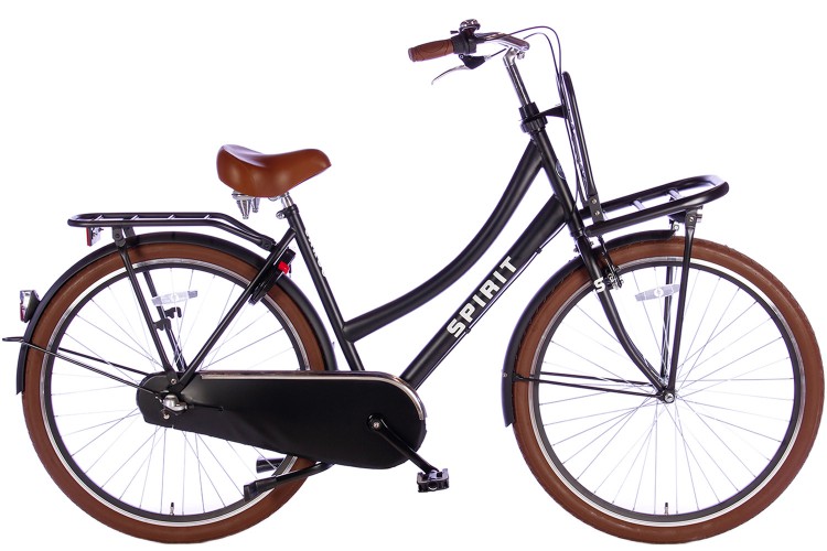 Spirit Cargo Plus N3 Transportfiets Mat-Zwart