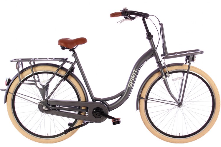 Spirit Carry N3 Moederfiets Mat-Grijs