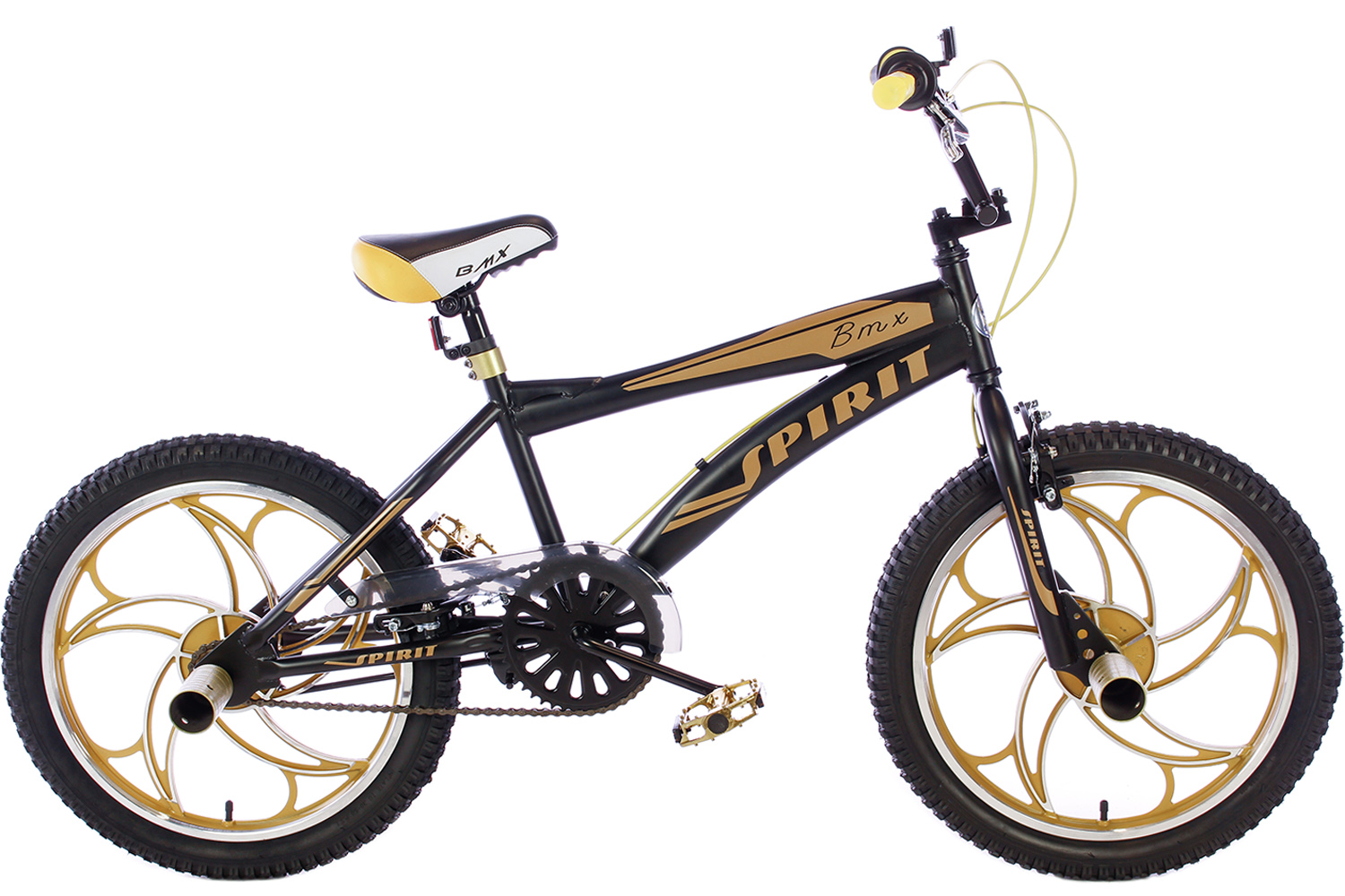 Latijns Wat is er mis onregelmatig Spirit BMX Cheetah Goud 20 inch - Crossfiets - City-Bikes.nl