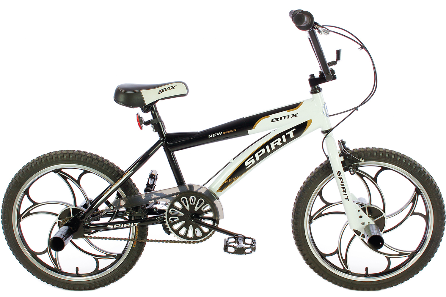 Spirit BMX Cheetah Zwart 20 inch Crossfiets City Bikes