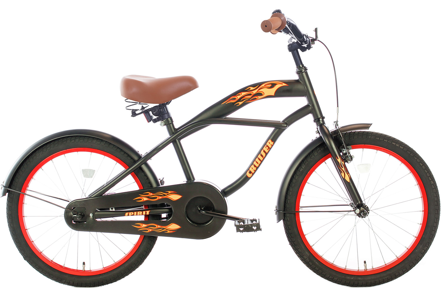 handtekening Moeras Sympathiek Spirit Cruiser Rood 18 Inch - Jongensfiets | City-Bikes.nl