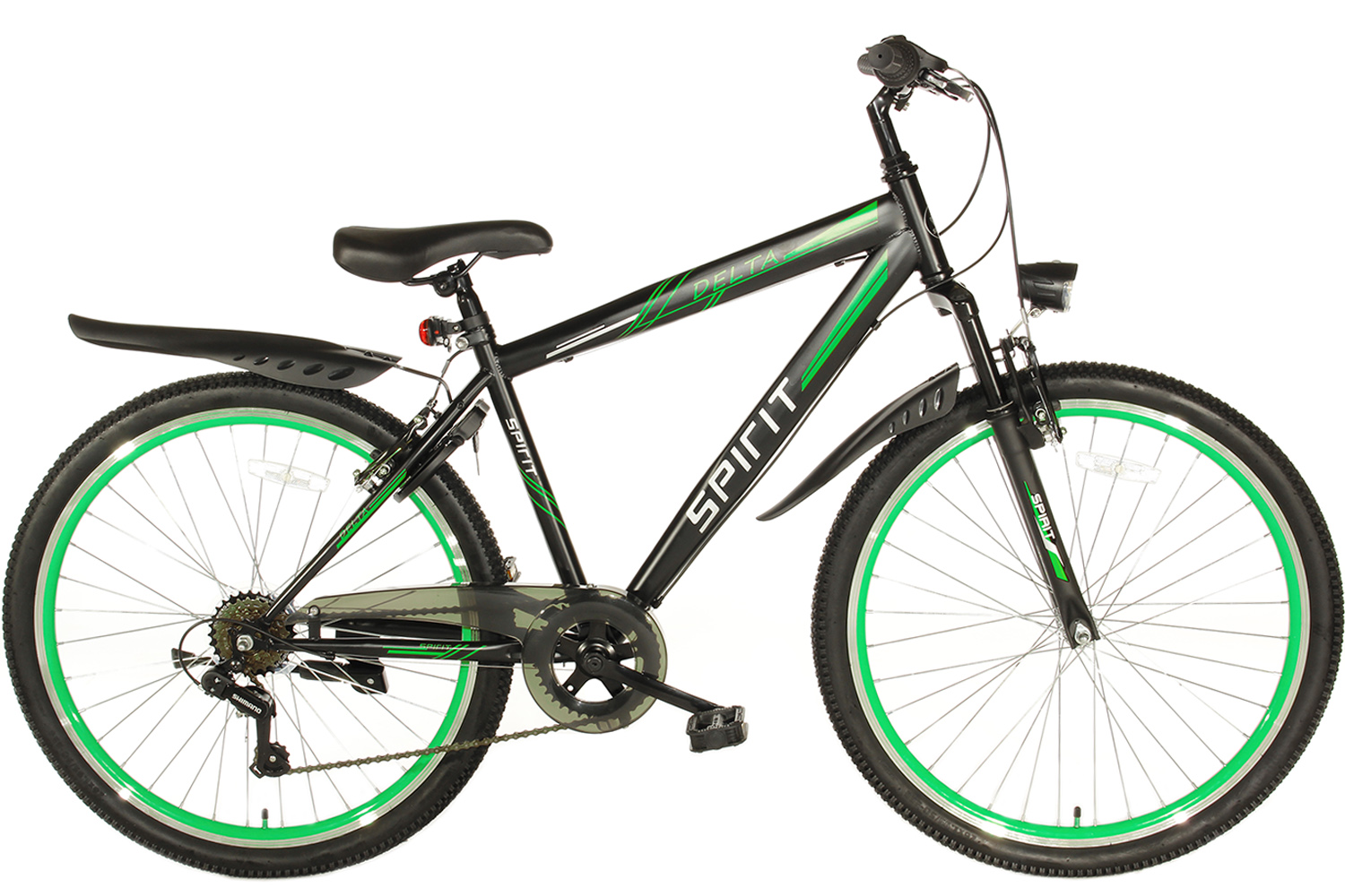 kans Derde Maan Spirit Delta 6-Speed Jongensfiets Groen 26 Inch - City-Bikes.nl