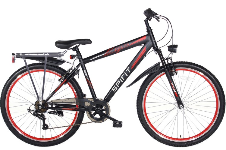 Spirit Delta 6-Speed Plus Jongensfiets Rood 24 Inch