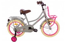 Spirit Diva Meisjesfiets Grijs-Roze 16 Inch