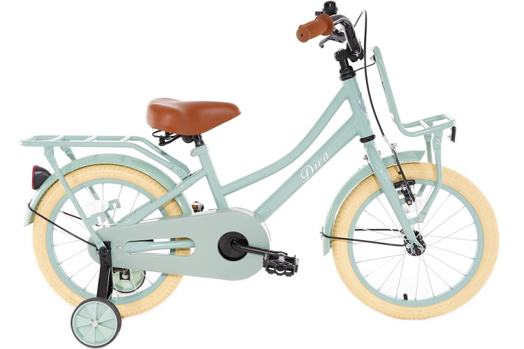 Spirit Diva Meisjesfiets Groen 14 Inch