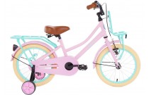 Spirit Diva Meisjesfiets Roze-groen 12 Inch