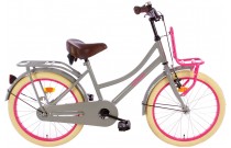 Spirit Diva Meisjesfiets Grijs-Roze 18 Inch