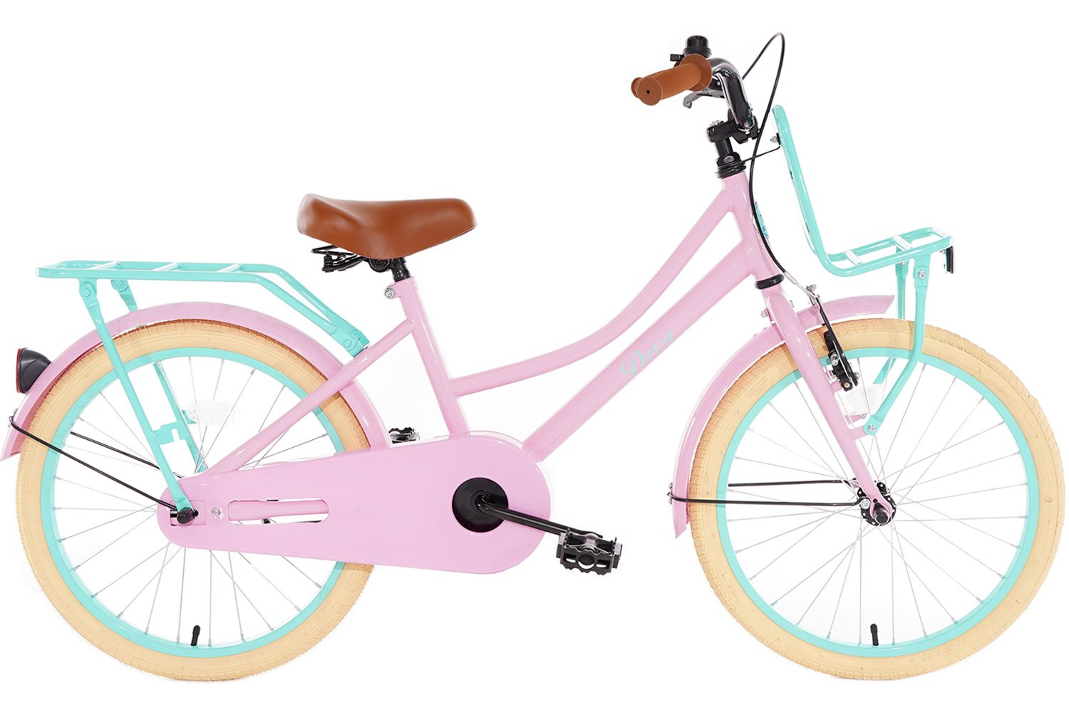 Spirit Diva Meisjesfiets Roze-groen 20 Inch |