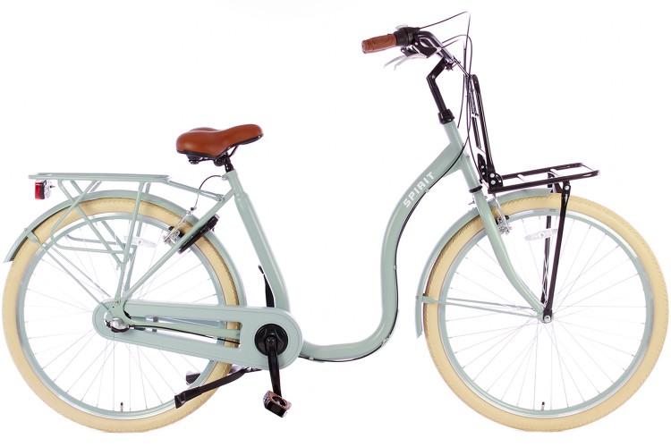 Spirit Easy N3 Plus Groen Lage instap fiets