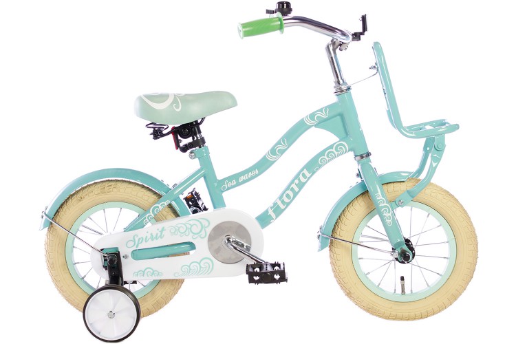 Spirit Flora Meisjesfiets Groen 12 inch