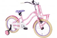 Spirit Flora Meisjesfiets Roze-Paars 16 inch