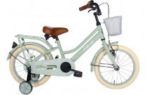 Spirit Liberty Meisjesfiets Groen 16 Inch + Mand