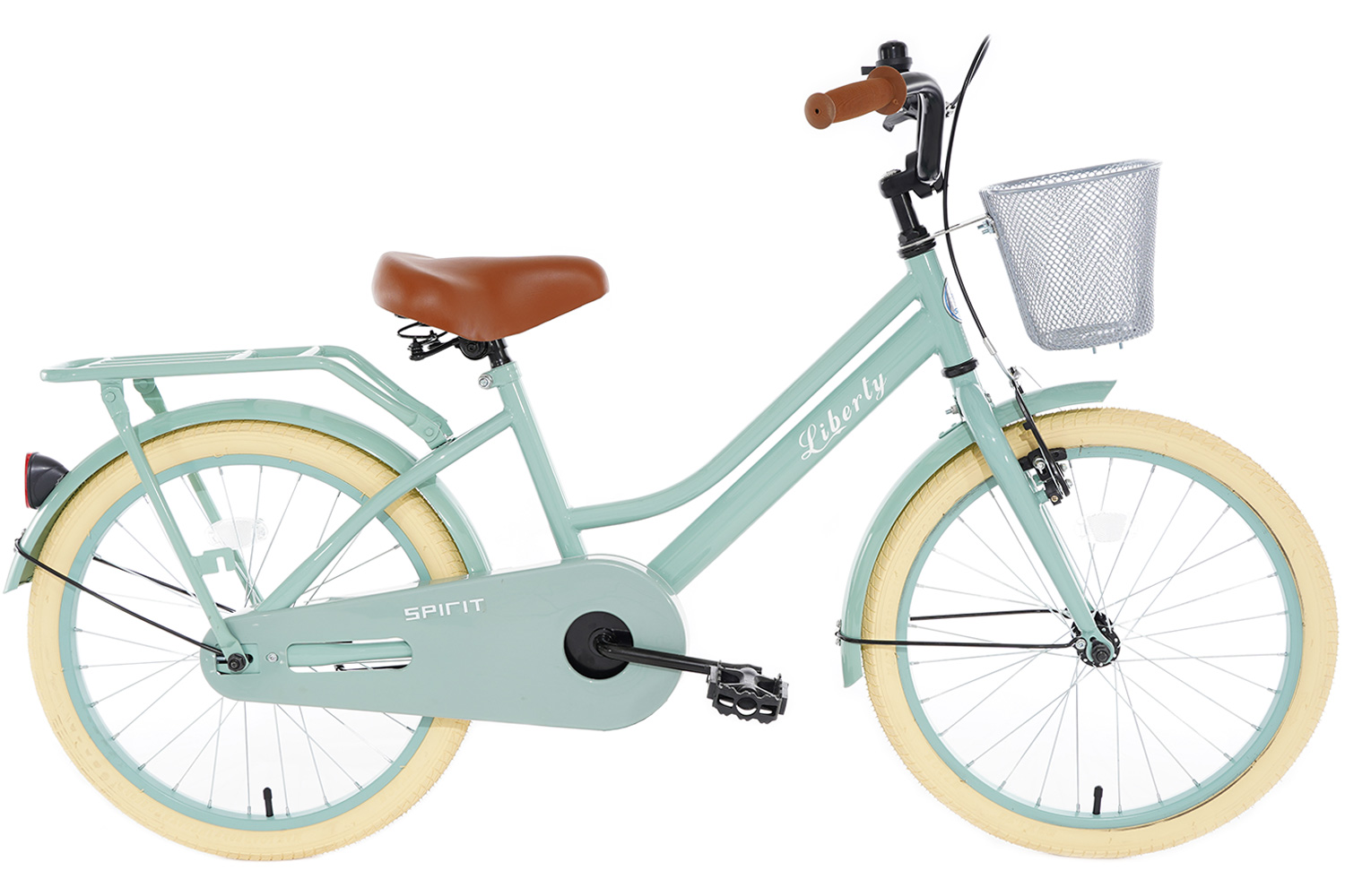 Paleis Verhogen Met bloed bevlekt Spirit Liberty Meisjesfiets Groen 20 Inch + Mand | City-Bikes.nl