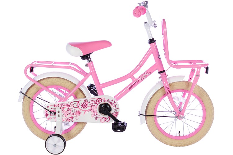 Spirit Meisjesfiets Roze 12 inch