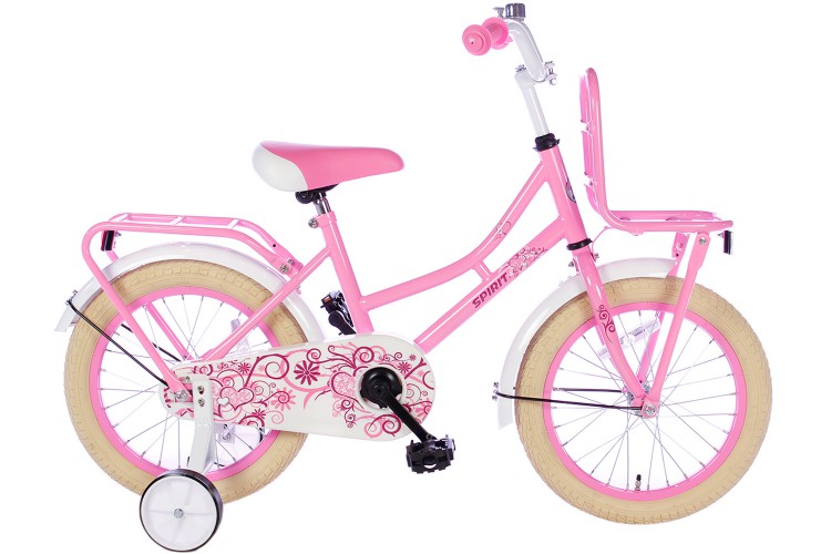 Spirit Meisjesfiets Roze 16 inch