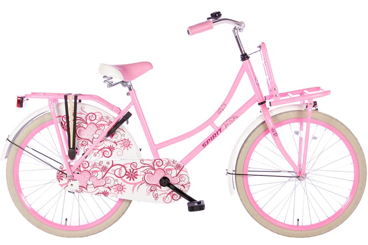 Spirit Omafiets Roze Meisjesfiets 24 inch