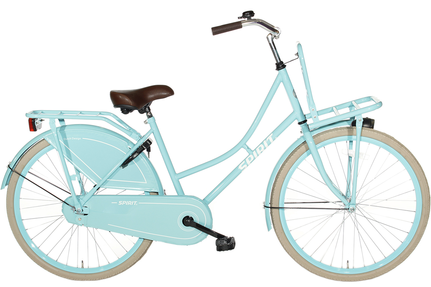 Wind dier Makkelijk in de omgang Spirit Omafiets Turquoise Meisjesfiets 24 inch | City-Bikes.nl