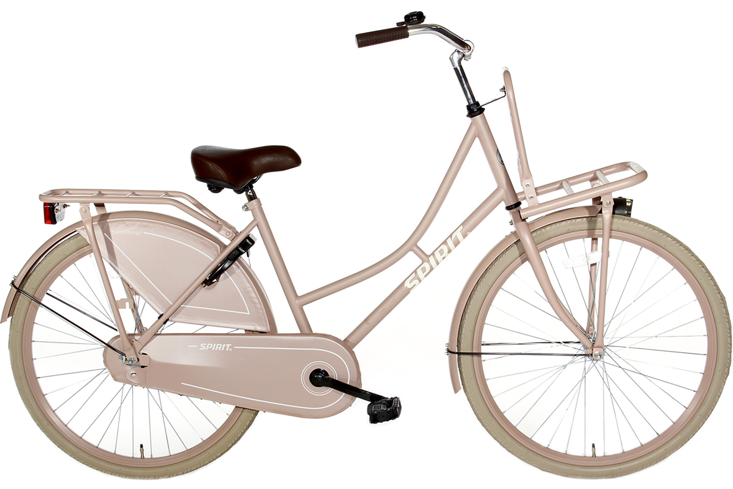 Spirit Omafiets Zalm Meisjesfiets 22 - Meisjesfiets |