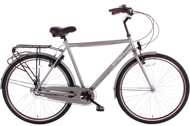 Spirit Herenfiets Orange N3 Mat-Grijs