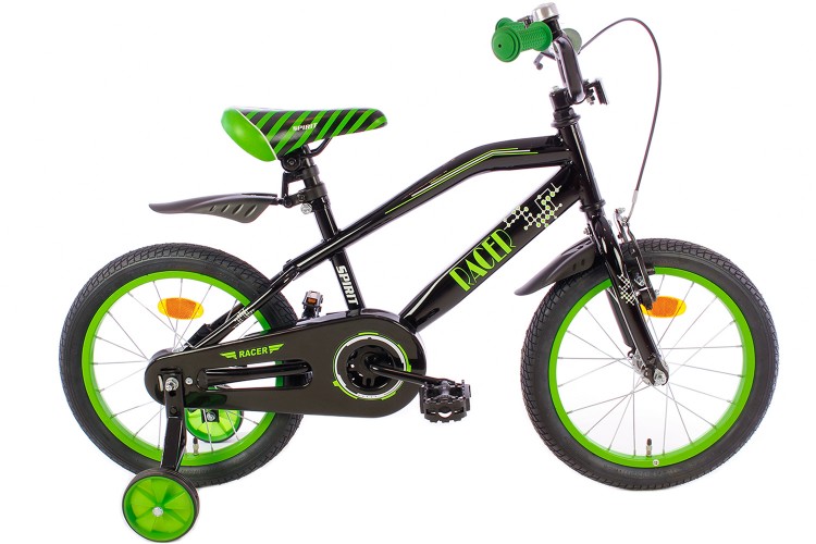 Spirit Racer Jongensfiets Groen 14 Inch