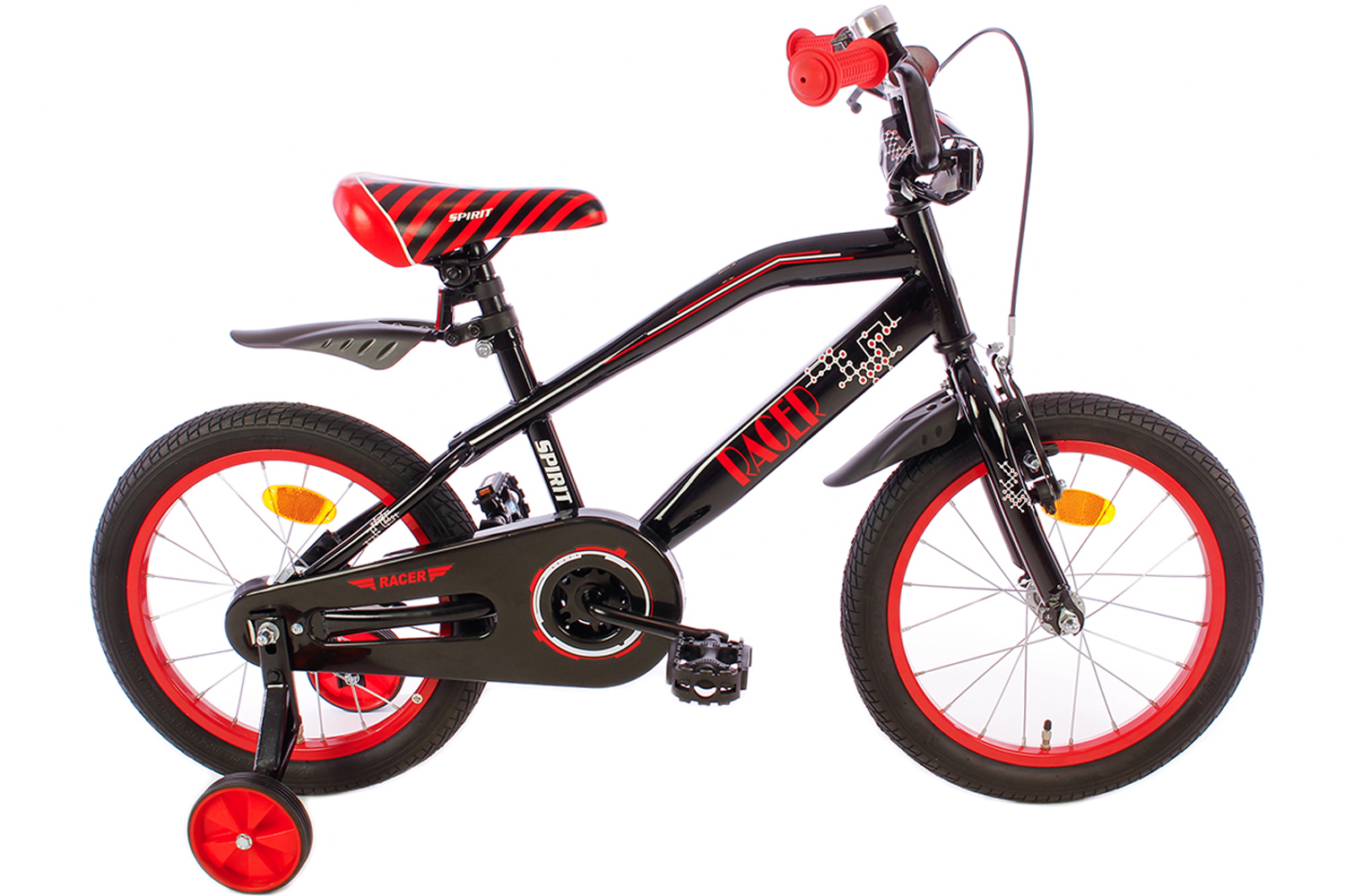 Spirit Jongensfiets Rood 16 Inch | City-Bikes.nl