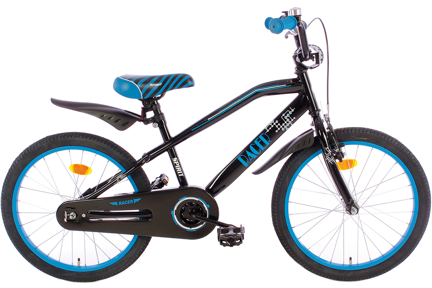 huren Wat dan ook engel Spirit Racer Jongensfiets Blauw 18 Inch | City-Bikes.nl