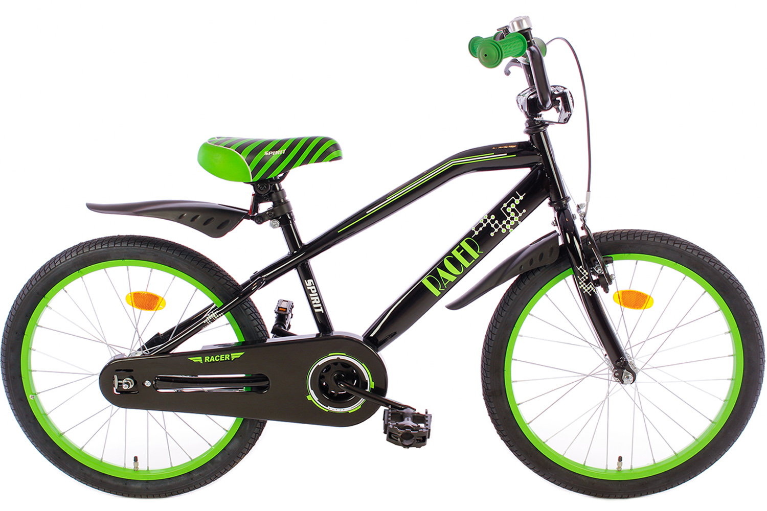 weduwe inleveren heerser Spirit Racer Jongensfiets Groen 18 Inch | City-Bikes.nl