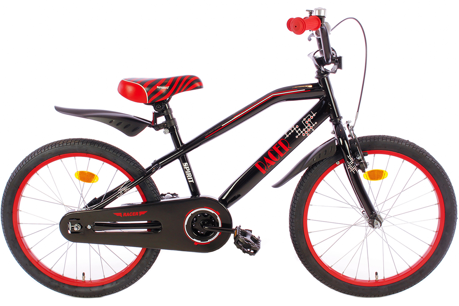 Rimpels Coöperatie gastheer Spirit Racer Jongensfiets Rood 18 Inch | City-Bikes.nl