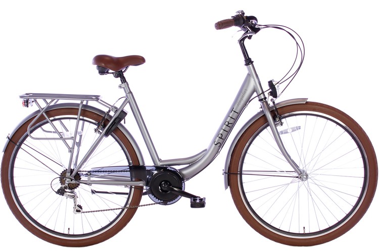 Spirit Regular Damesfiets 7-Speed Mat-Grijs