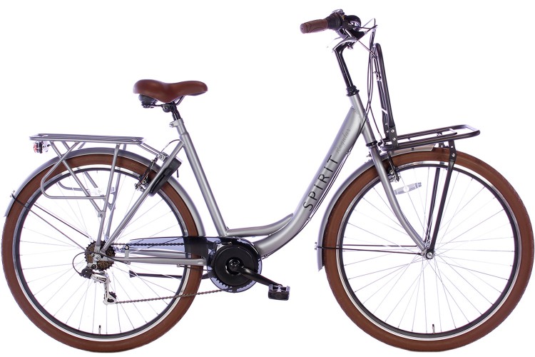 Spirit Regular Plus Damesfiets 7-Speed Mat-Grijs