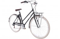 Spirit Retro Damesfiets Zwart 6 versnellingen