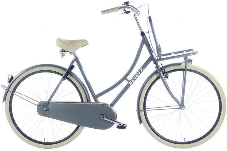 Spirit Retro Transportfiets Mat-Grijs 2018