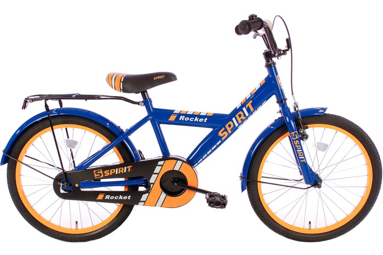 Spirit Rocket Jongensfiets blauw-oranje 18 Inch 