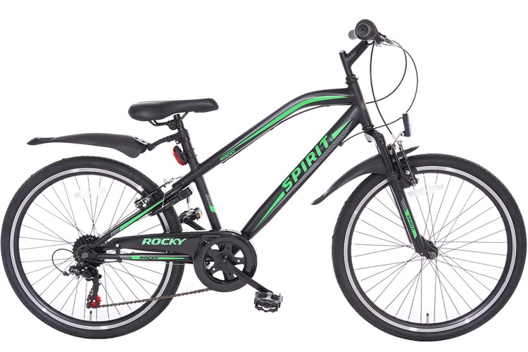 Spirit Rocky 7-Speed Jongensfiets Groen 26 Inch