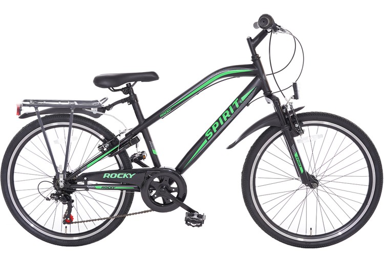 Spirit Rocky 7-Speed Plus Jongensfiets Groen 26 Inch