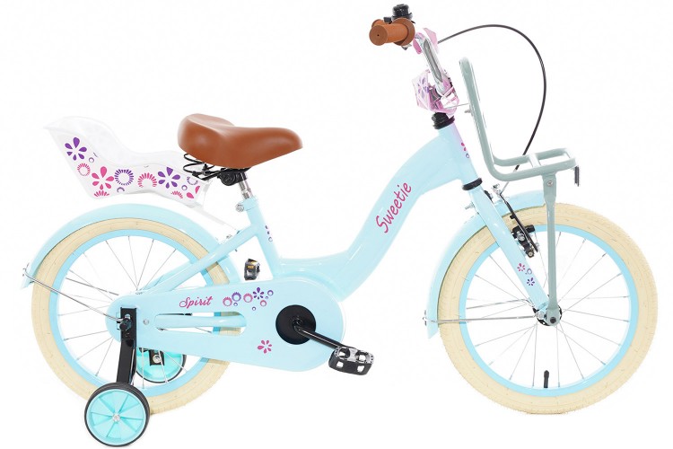 Spirit Sweetie Meisjesfiets Plus Turquoise 16 inch