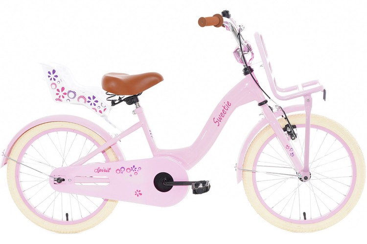 Spirit Sweetie Meisjesfiets Plus Roze 18 inch