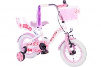 Spirit Sweetie Meisjesfiets Wit-Roze 12 inch