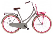 Spirit Transportfiets Grijs-Roze 