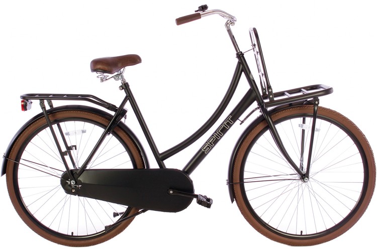 Spirit Transportfiets Mat-Zwart