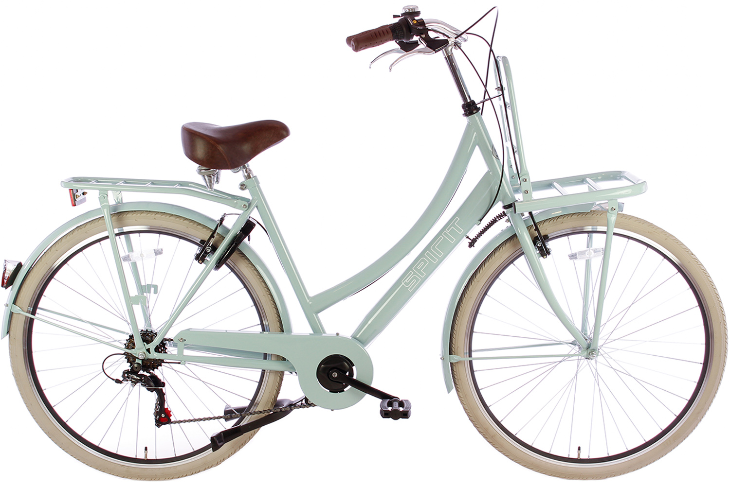 Spirit Transporter Damesfiets Groen | City-Bikes.nl