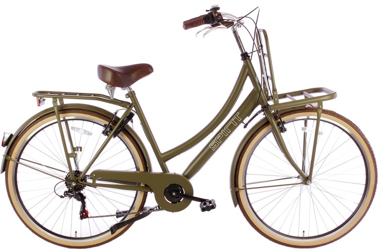 Spirit Transporter 6-Speed Damesfiets Mat-Groen